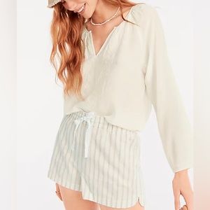 NWT J Crew linen seaside short size M